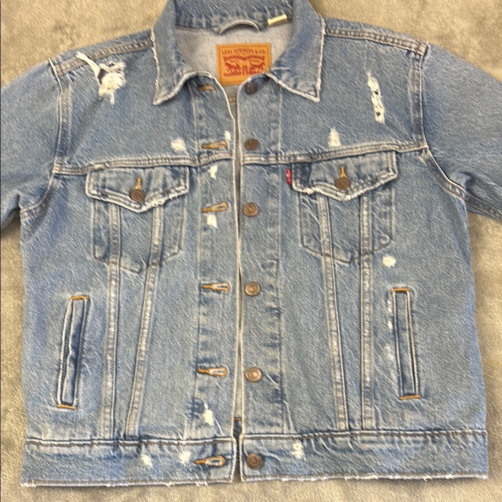 Levi's Distressed Denim Jacket